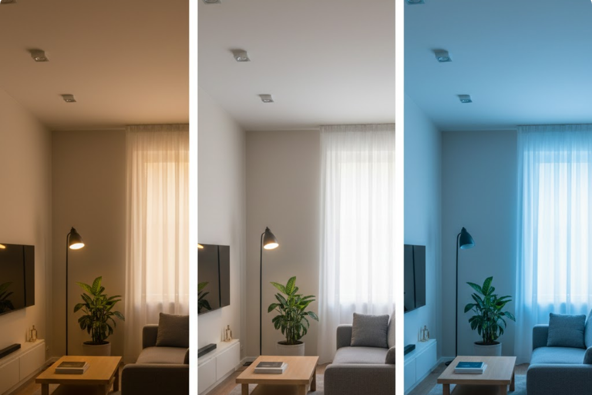 Goldberg Home warm white cool white daylight light temperature comparison Singapore HDB lighting guide
