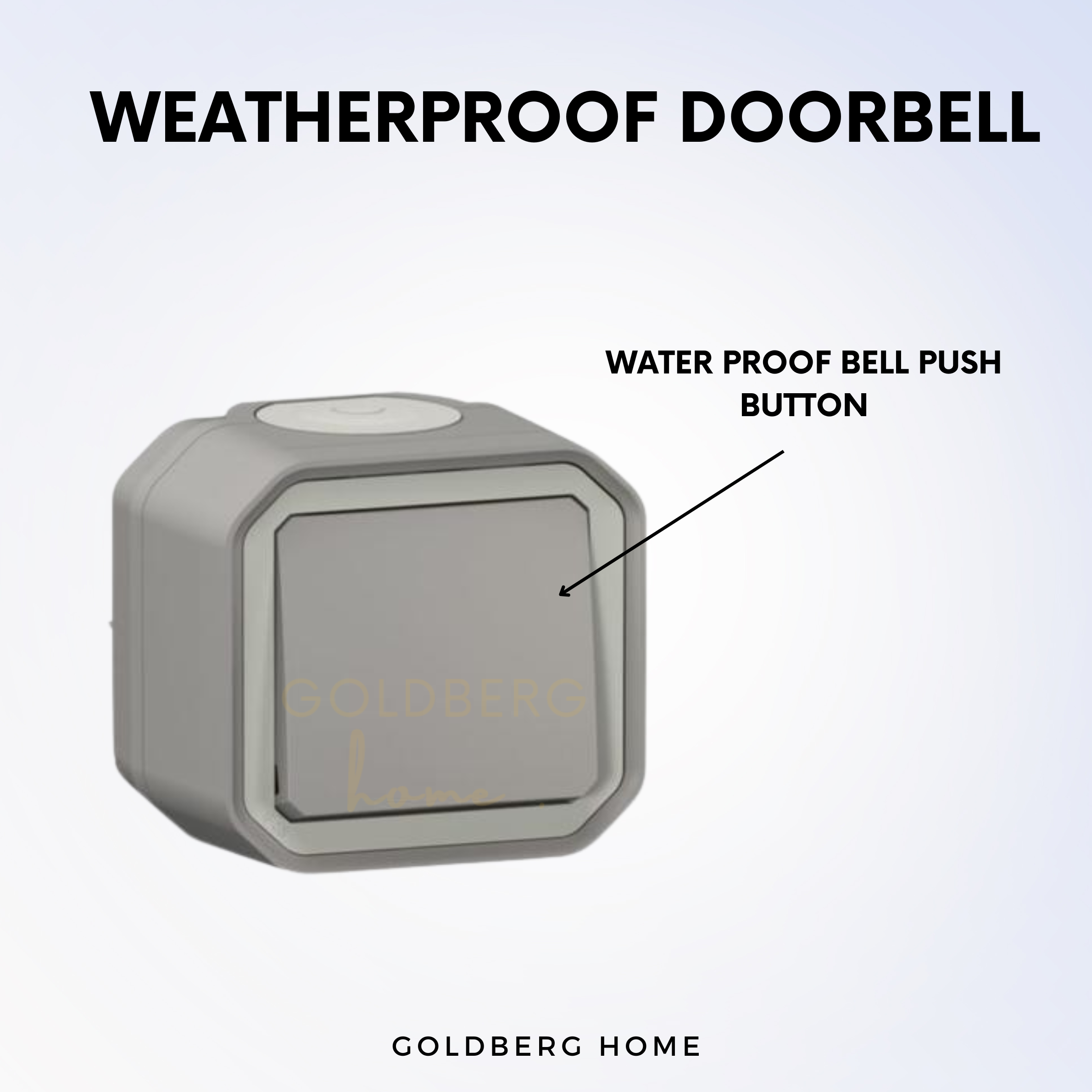 Legrand Outdoor Weatherproof IP 55 Door Bell Switch