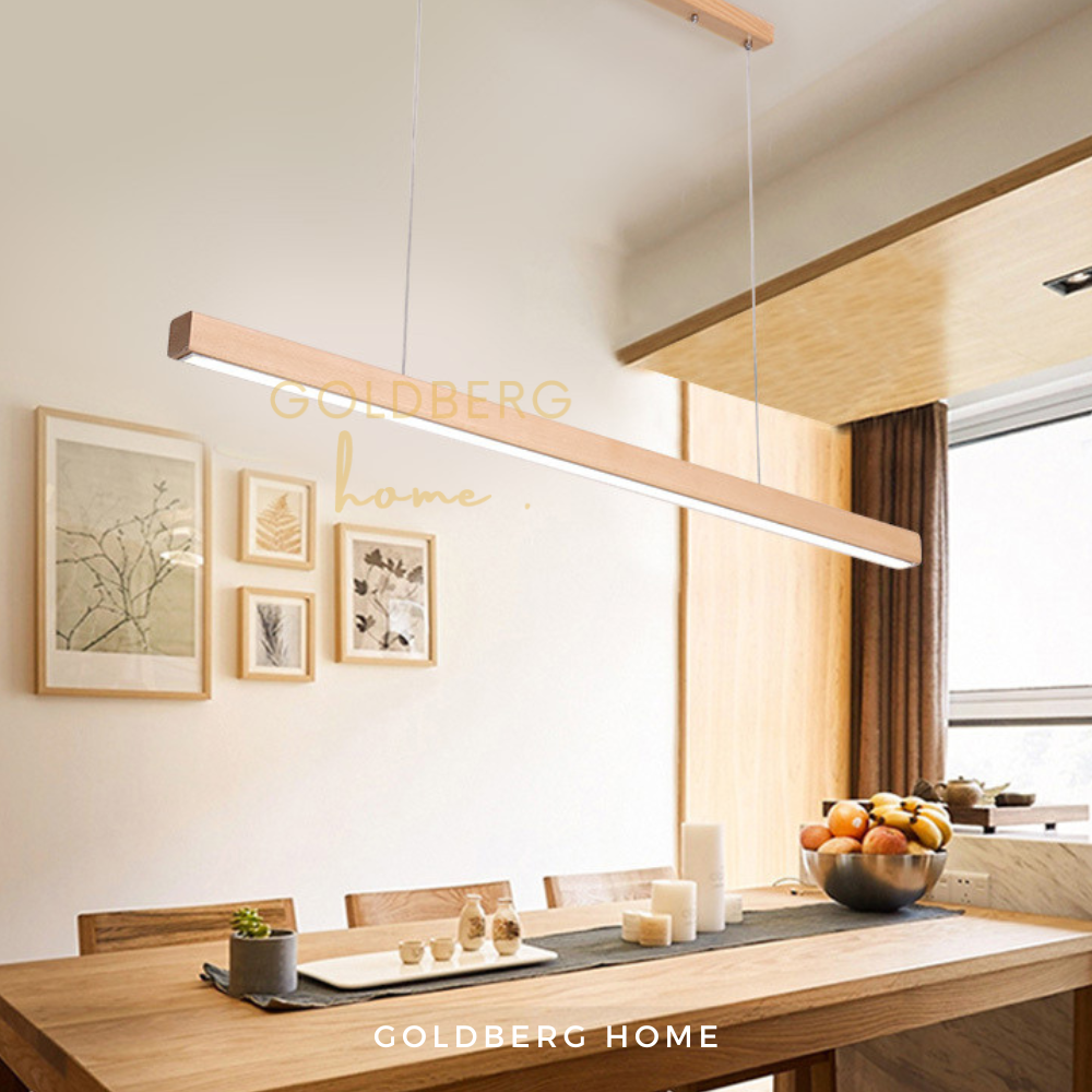 Asami Hanging Lights suitable for DIning Area | Real Wood Hanging Light | Goldberg Home SG