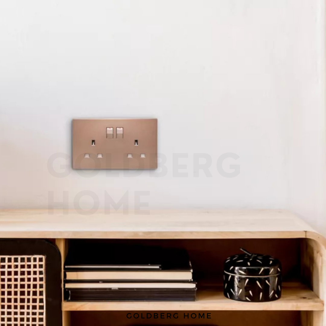 MK Honeywell Aria Socket - White Grey Rose Gold Black