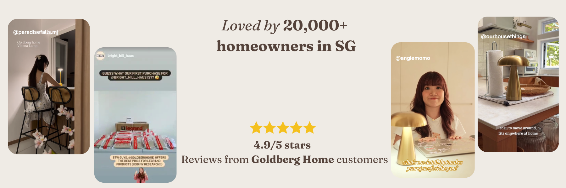 Top-rated BTO fan, lighting and switches by Goldberg Home, Singapore's choice for new renovations.