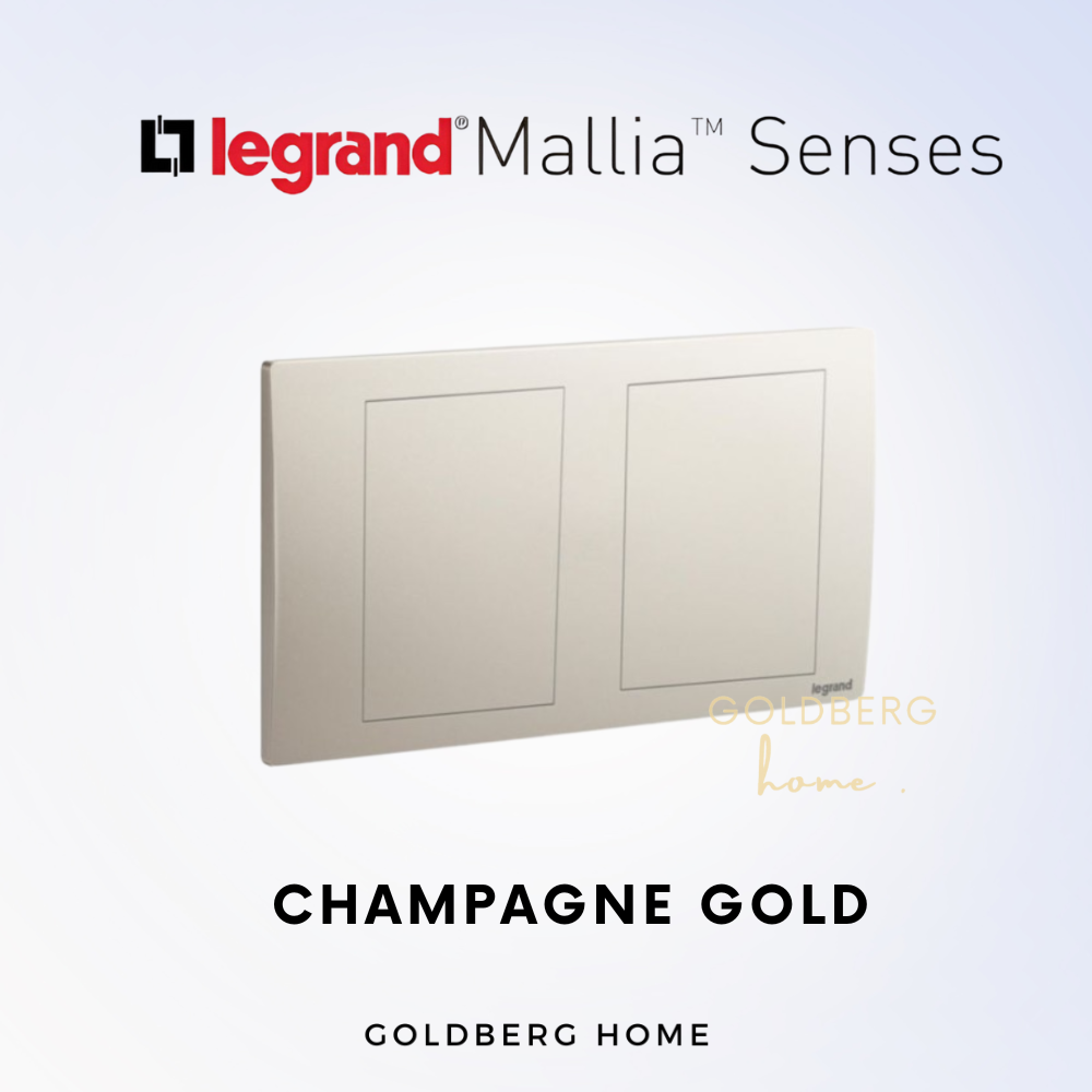 Legrand Mallia Senses Blank Plate – Sleek Switch Design