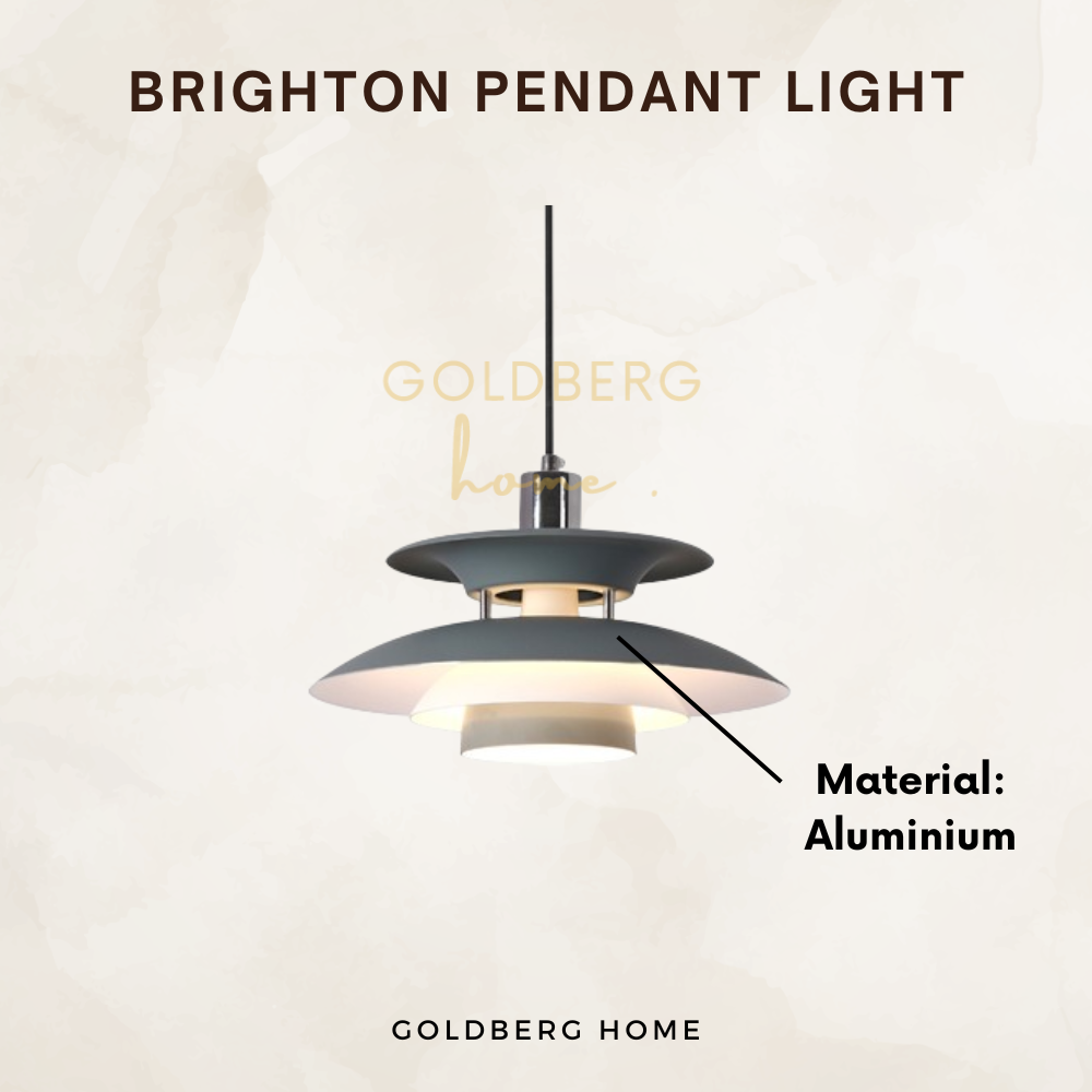 Material of Brighton Pendant Light | Nordic Pendant Light | Goldberg Home SG