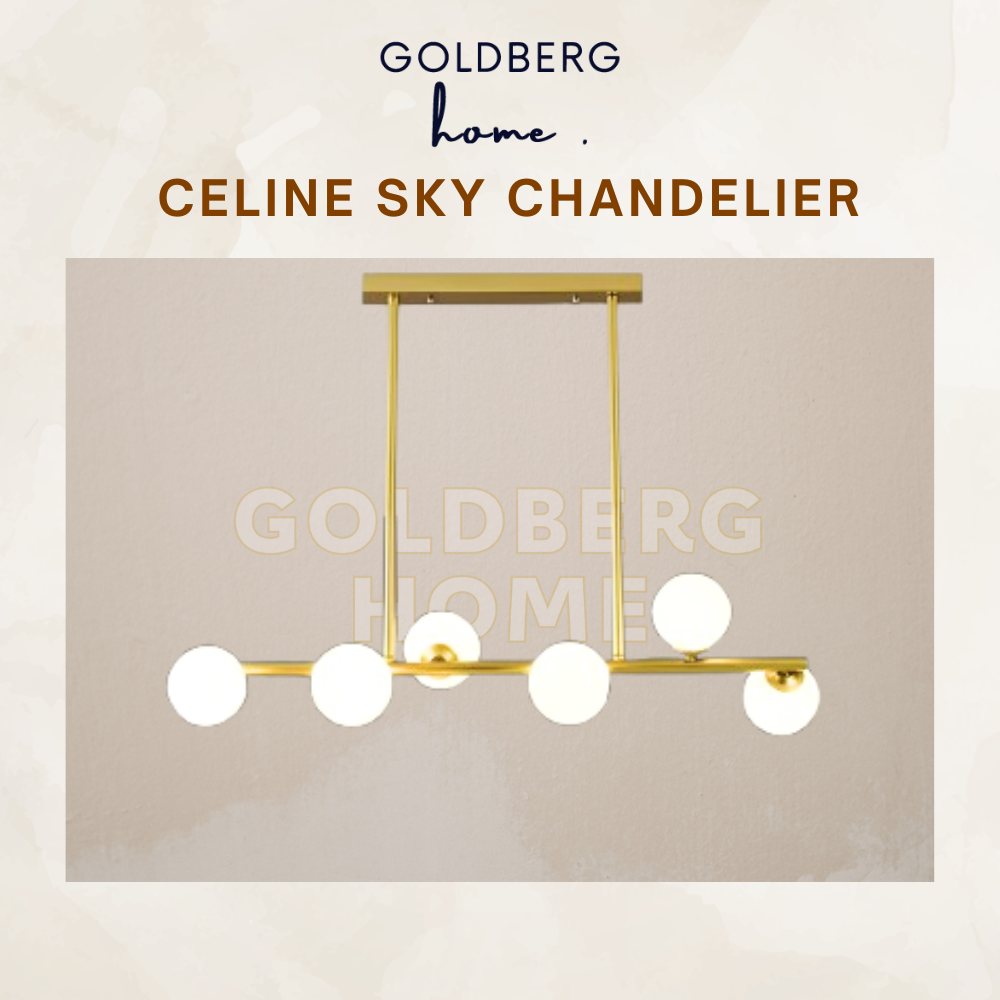 Sky Chandelier Globe Lamp Light- 6 spheres