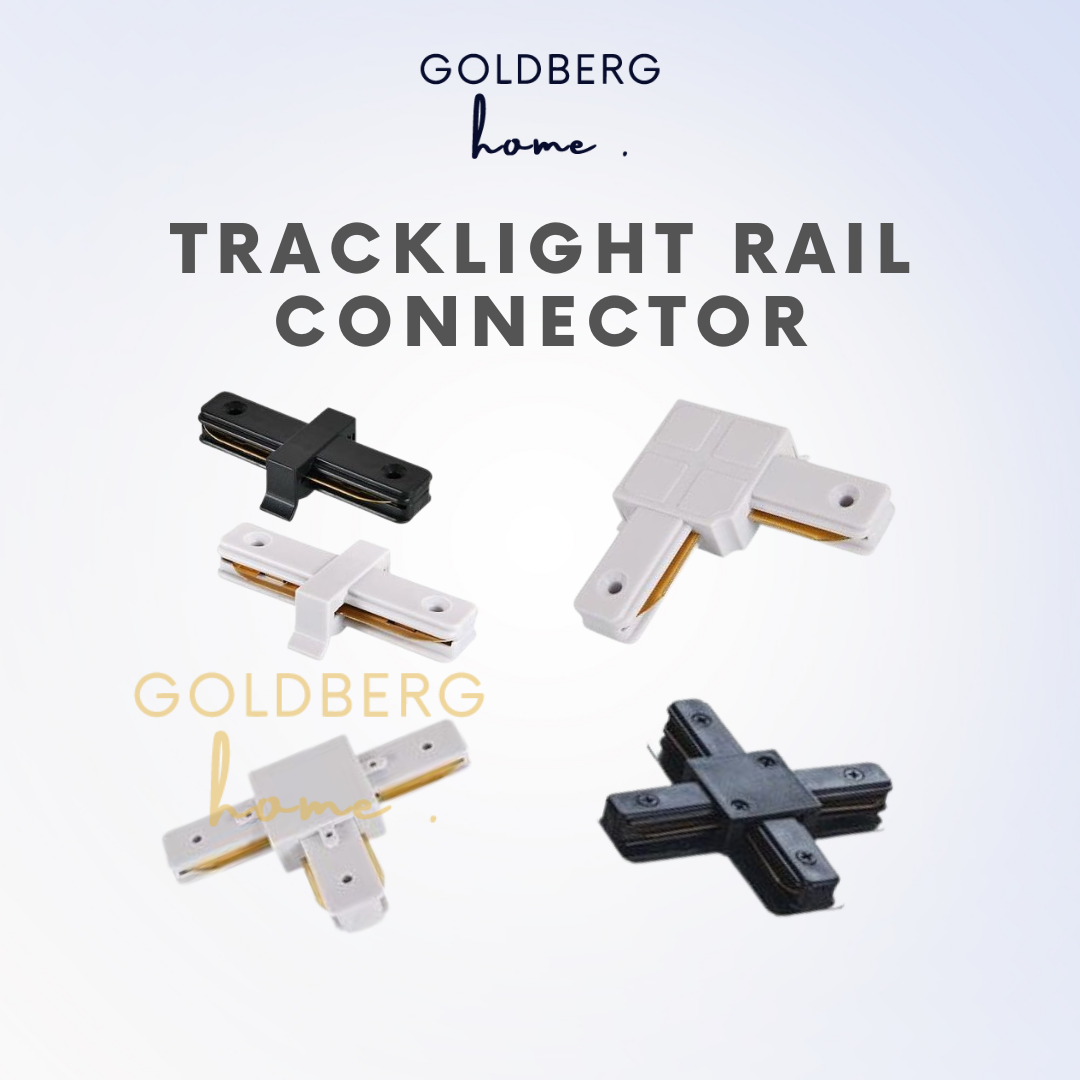Track Light Rail Connector Straight Corner Goldberg Home SG
