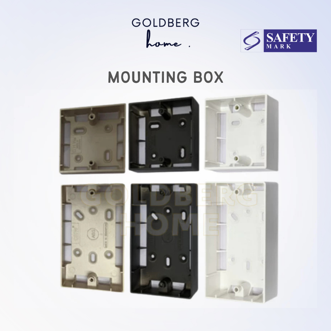 Mounting box 1 gang 2 gang- Compatible to Schneider AvatarON/ Avataron C/ Legrand