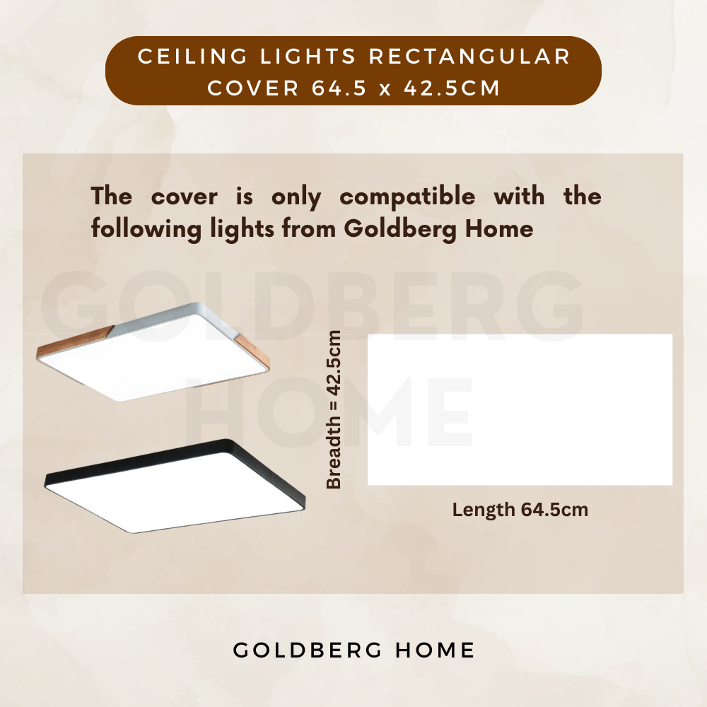 Light cover replacement for ceiling light - 23cm 30cm 40cm