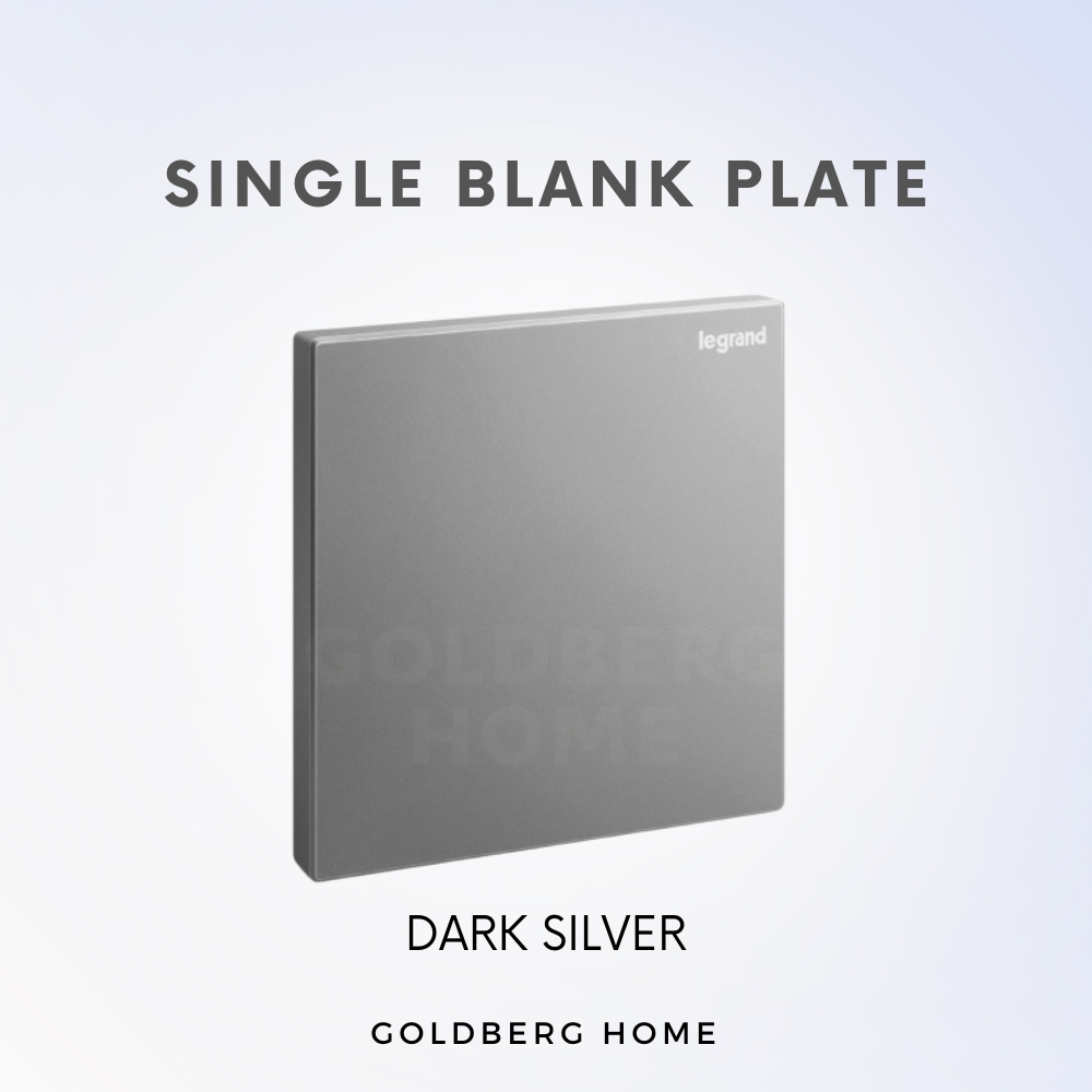 Legrand Galion Blank Plate 1G White Dark Silver Champagne Gold Rose Gold Matt Black