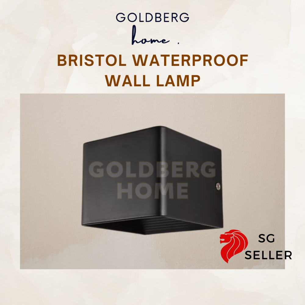 Goldberg Home Bristol 10W IP65 adjustable beam waterproof outdoor LED wall light.