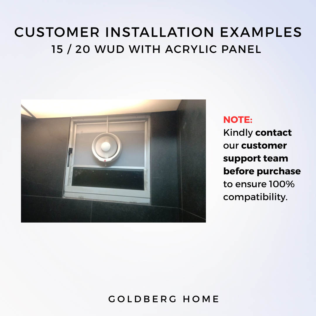 KDK 15 WUD exhaust fan with professional installation service by Goldberg Home Singapore