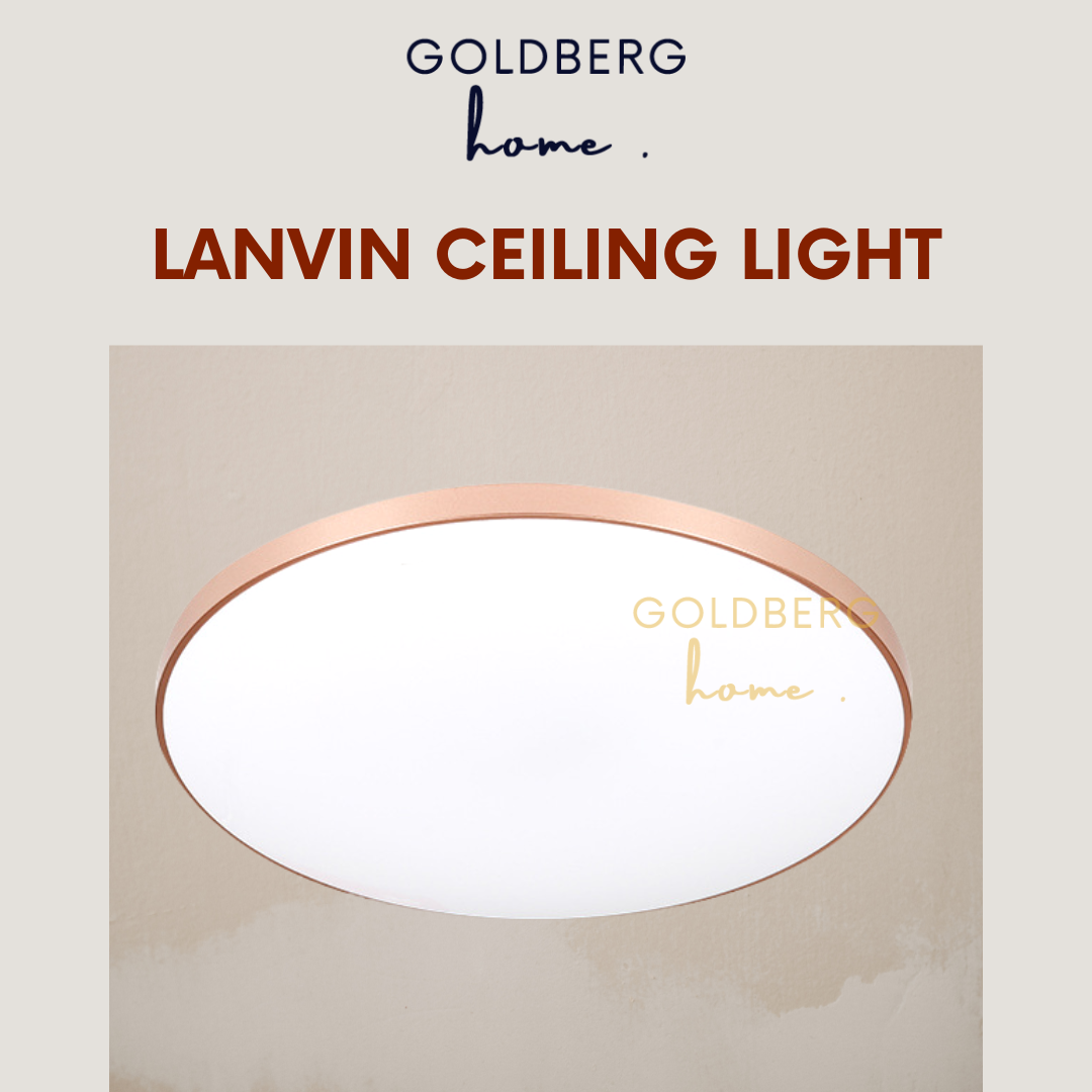Lanvin Rose Gold Ceiling Light Goldberg Home SG