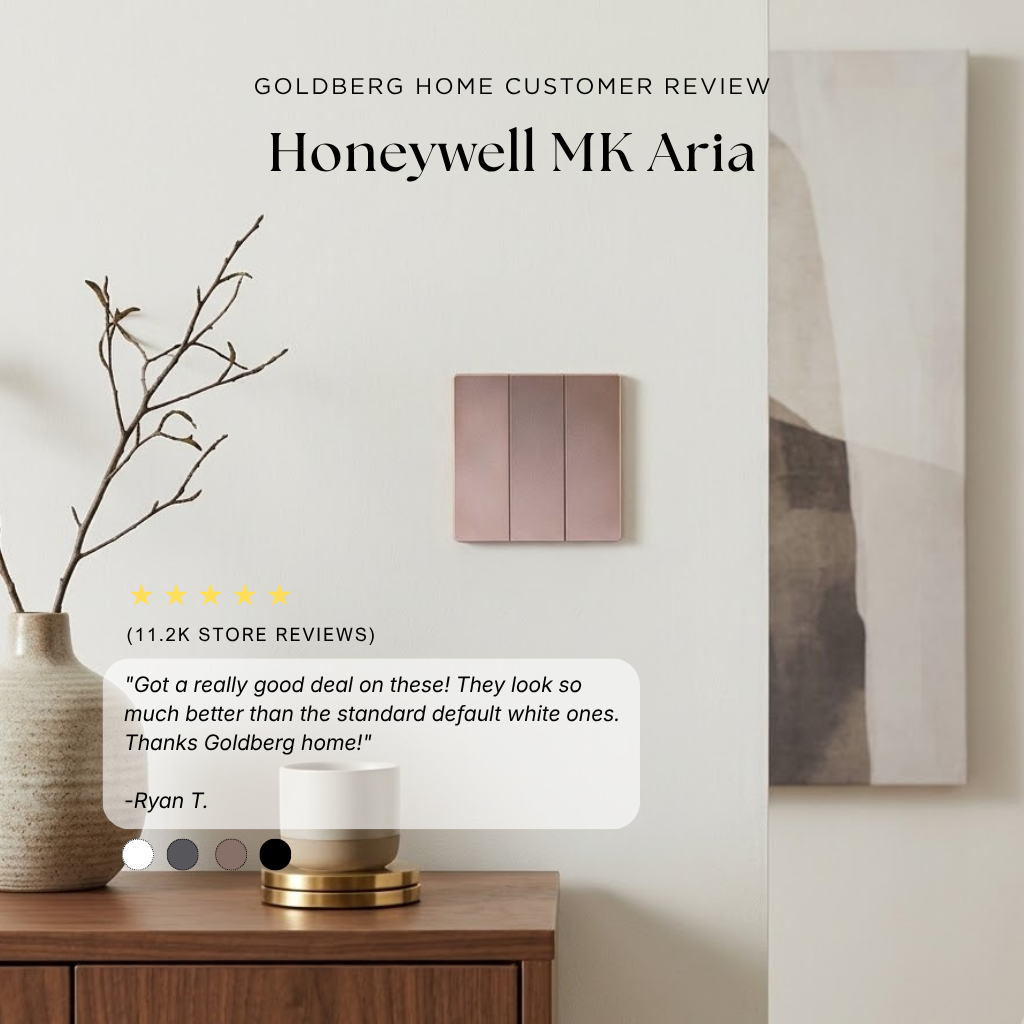 MK Aria rose gold switch 5-star review from a Singapore homeowner, at Goldberg Home.