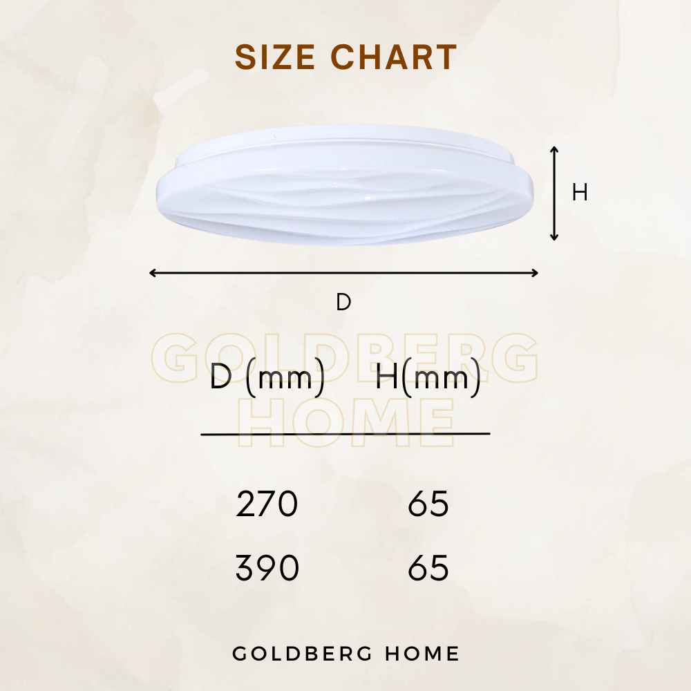 Leeds LED Ceiling Light - 24W 36W