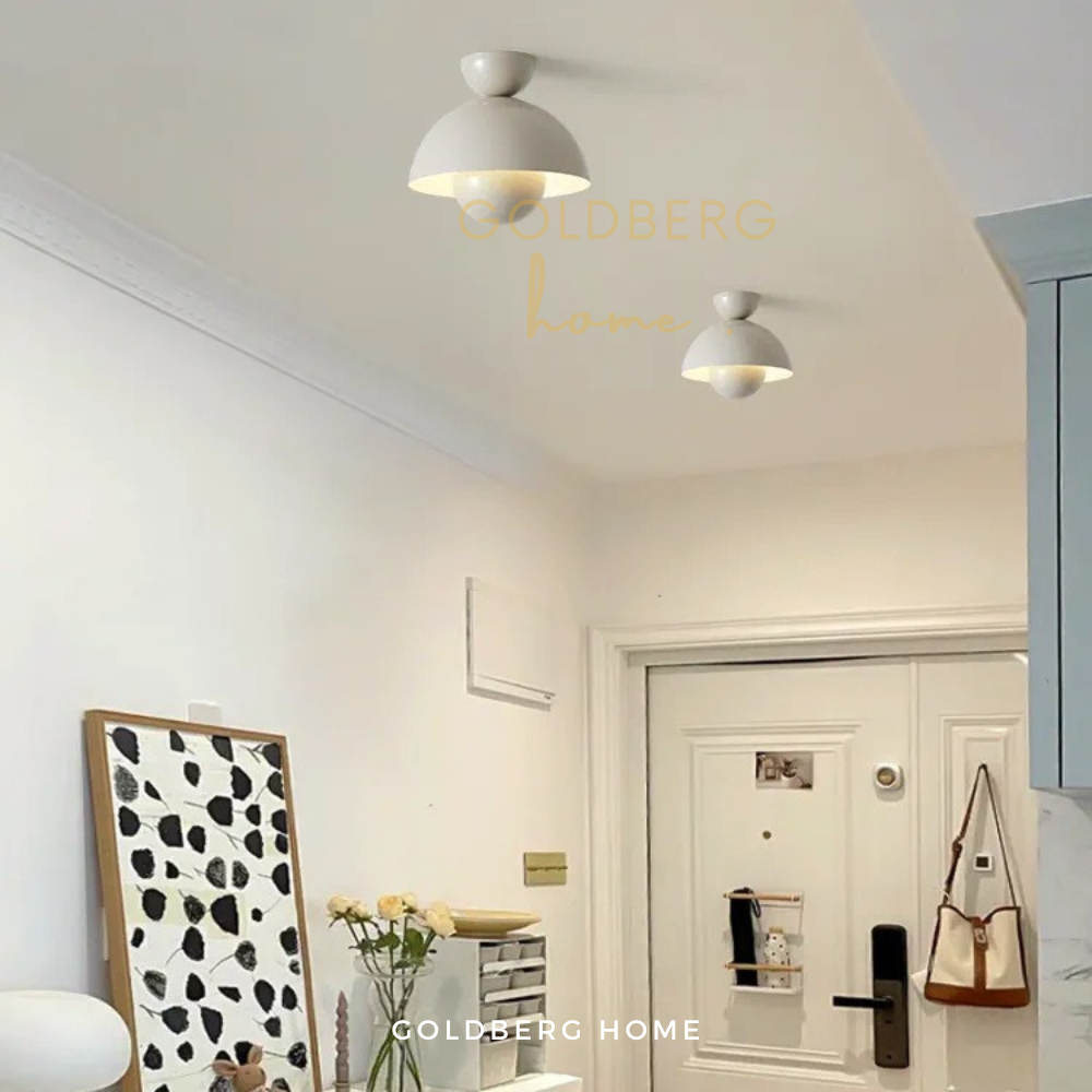 Spandau flowerpot spotlights installed at living room in a Singapore BTO renovation.