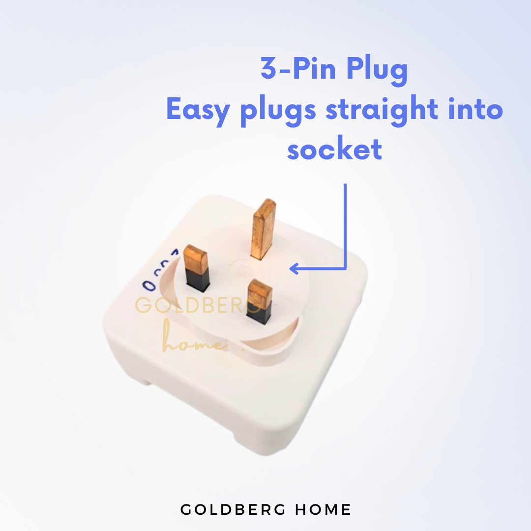 Theben 24-hour timer plug socket for lighting and appliance control in Singapore homes.