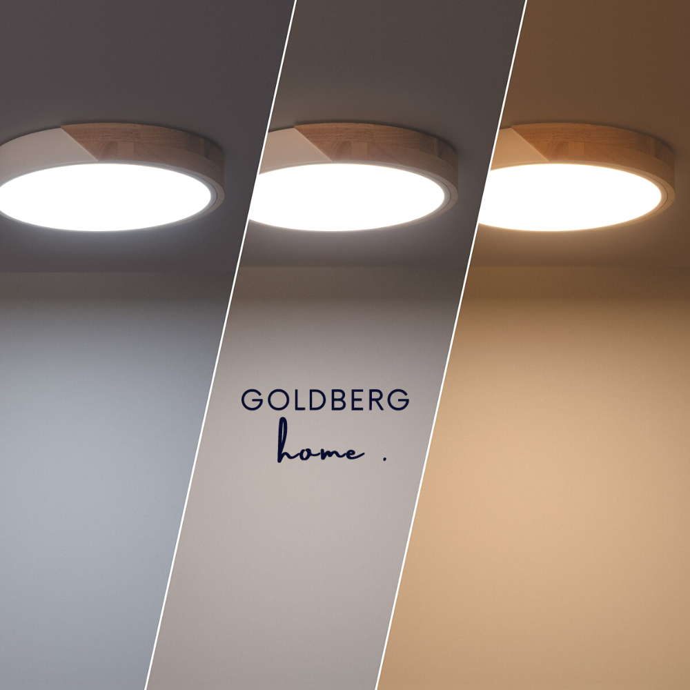 Premium Goldberg 3 Tone Tritone RGB 24W/36W Ceiling Light Goldberg Home SG