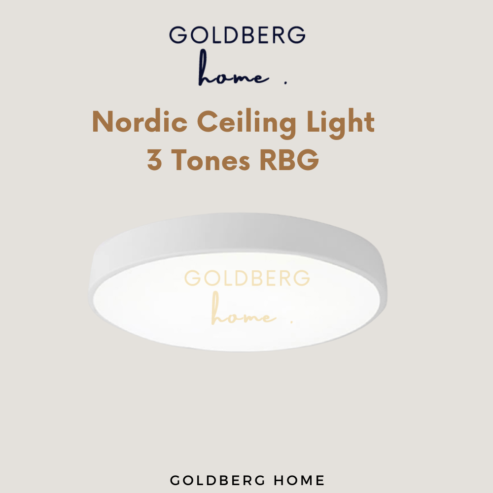 Premium Goldberg 3 Tone Tritone RGB 24W/36W Ceiling Light Goldberg Home SG