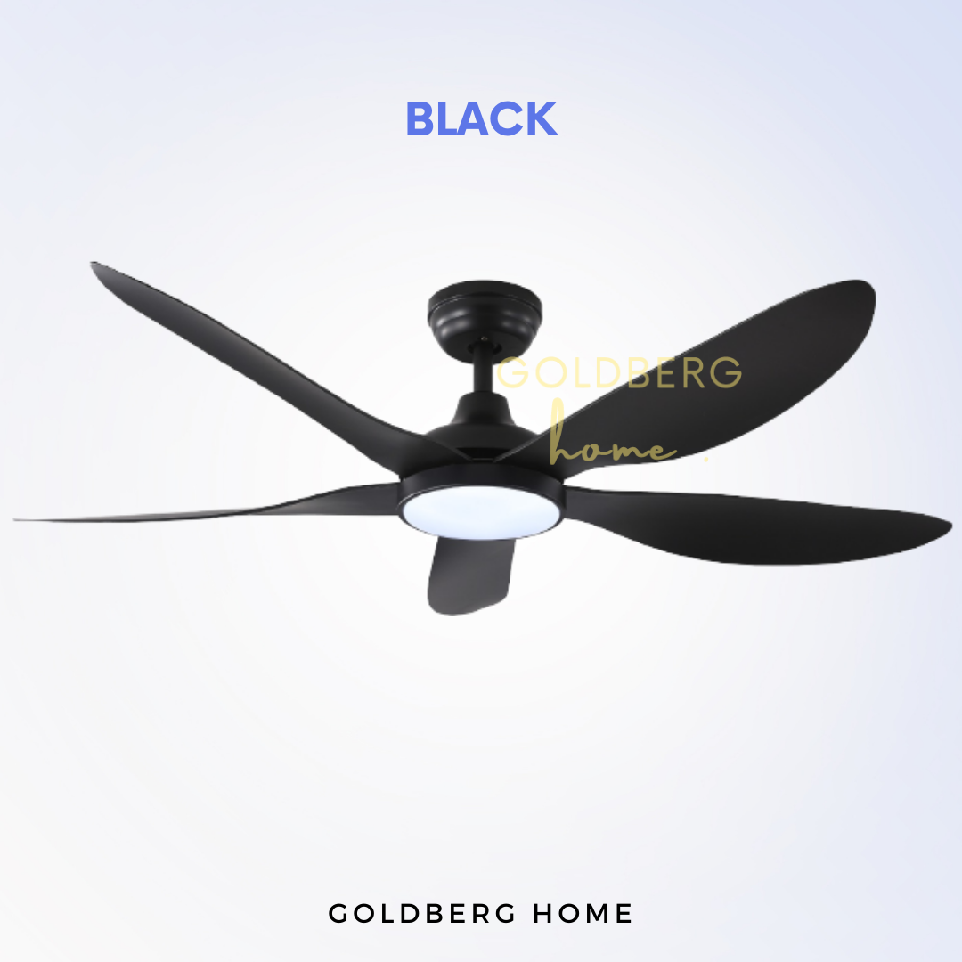 Black Bestar Wind Ceiling Fan | DC Motor Ceiling Fan | Goldberg Home SG