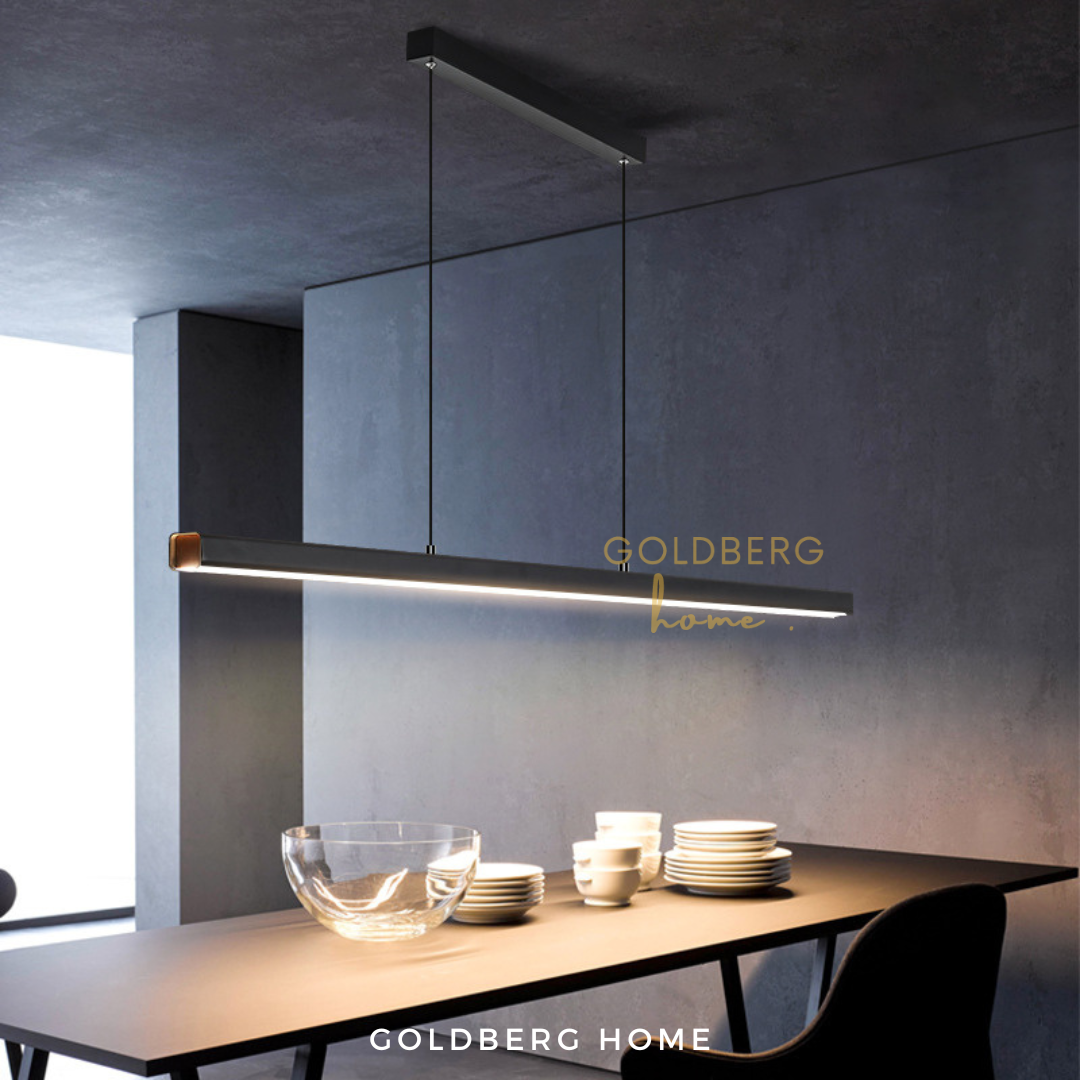 Rostock luxe black for Dining Space | Stylish Black Pendant Light | Goldberg Home SG