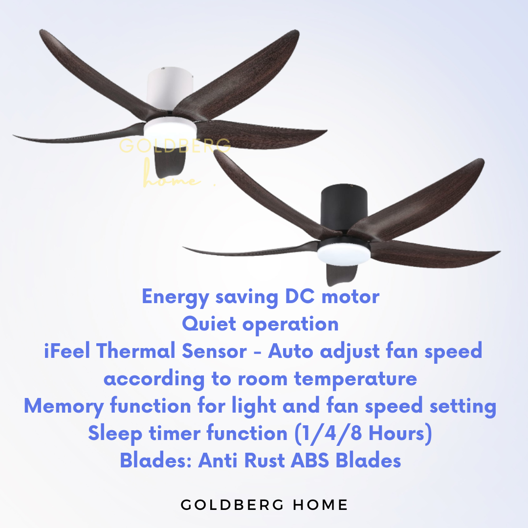 Specifications of Bestar Ceiling Fan VITO 5 | Wifi Controlled Ceiling Fan | Goldberg Home SG