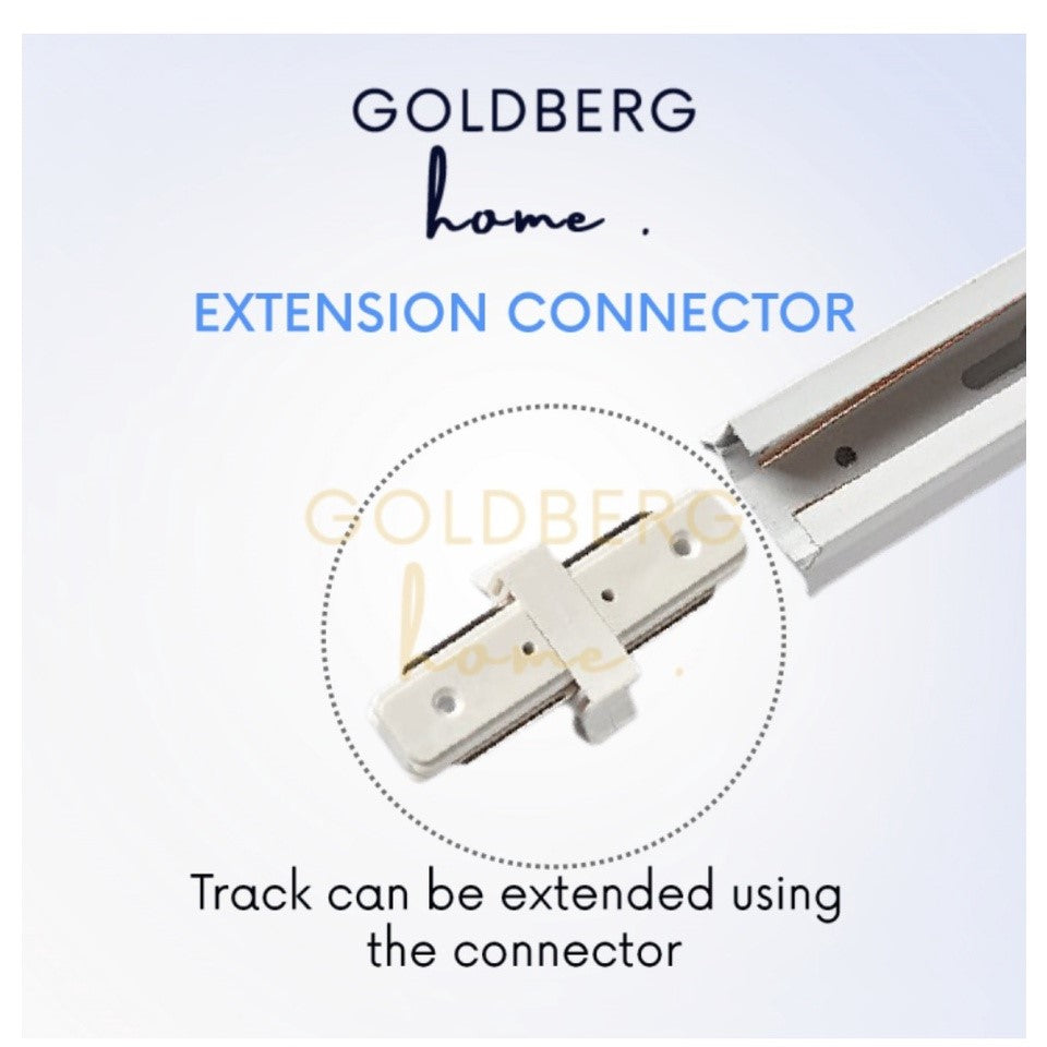 Track Light Rail Connector Straight Corner Goldberg Home SG
