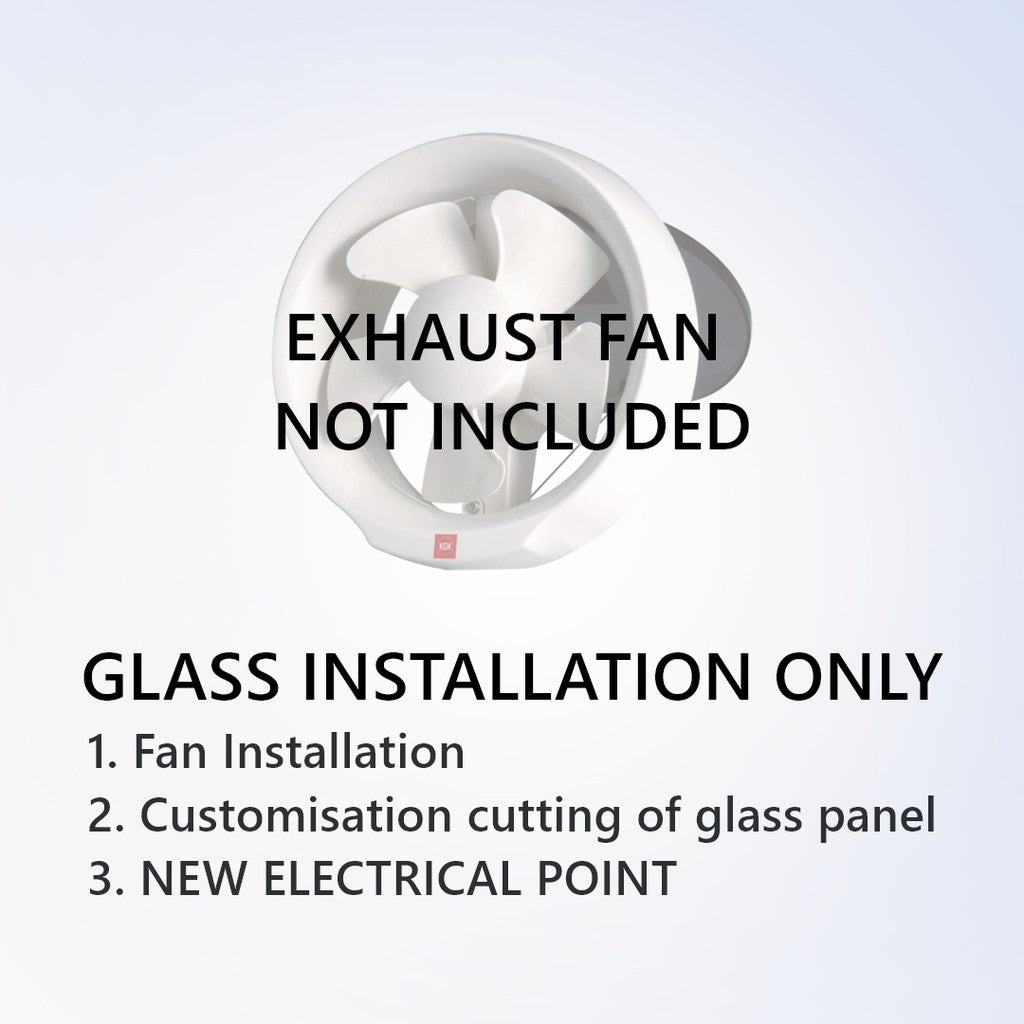 KDK 15 / 20 WUD Exhaust Fan with New Electrical Point | Hassle-free installation | Goldberg Home SG
