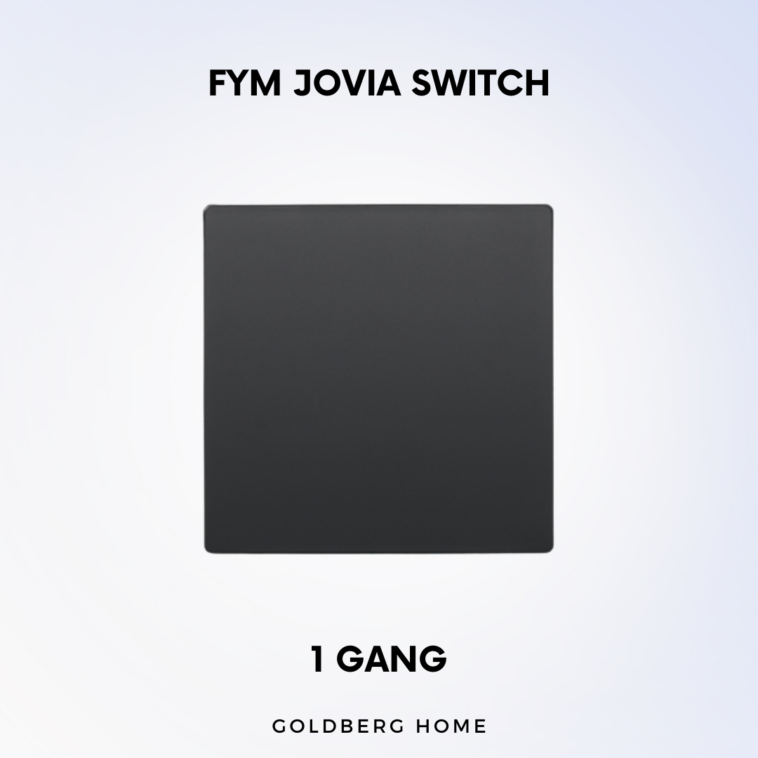 1 Gang FYM Jovia Switch and Socket Goldberg Home SG