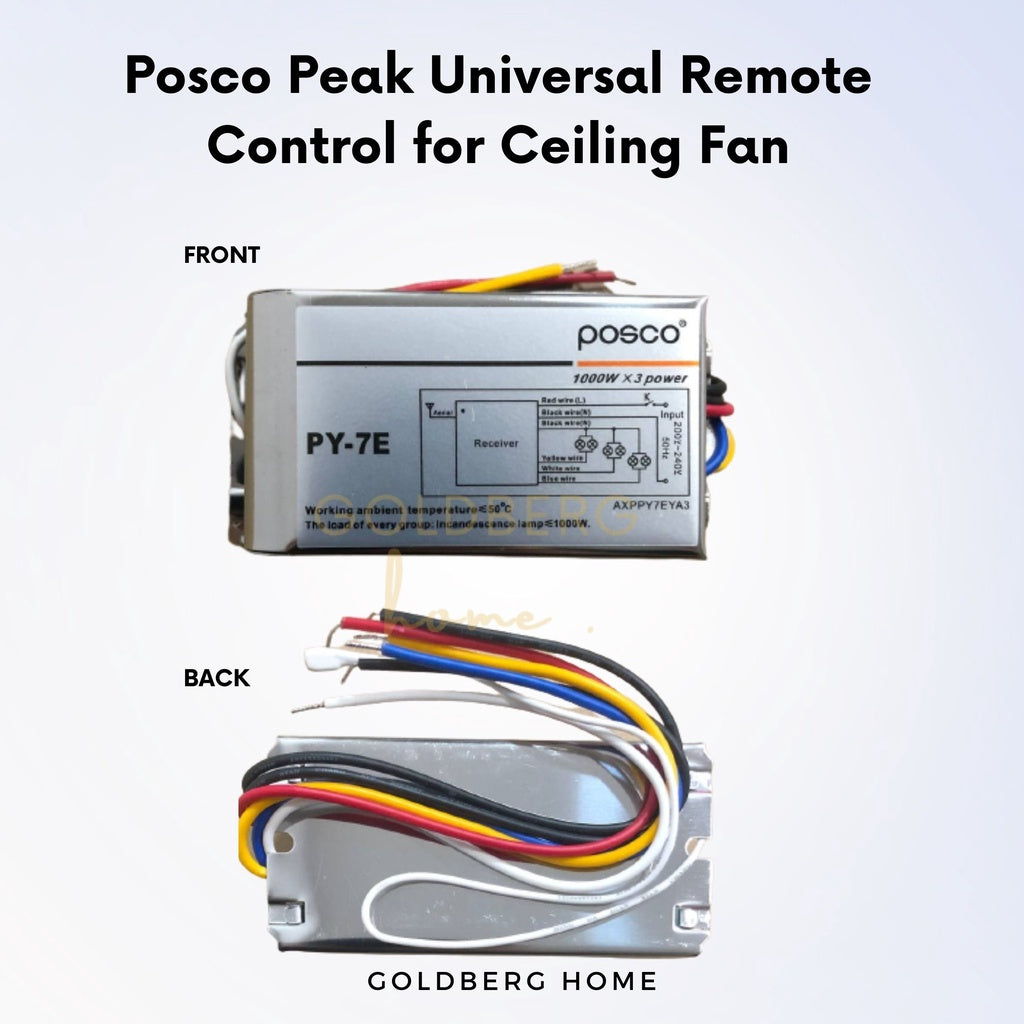Posco Peak Universal Remote Control Light Goldberg Home SG
