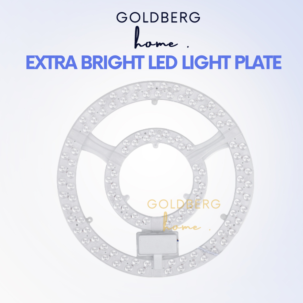 Extra Bright 36W 3 Tones LED Light Plate Goldberg Home SG