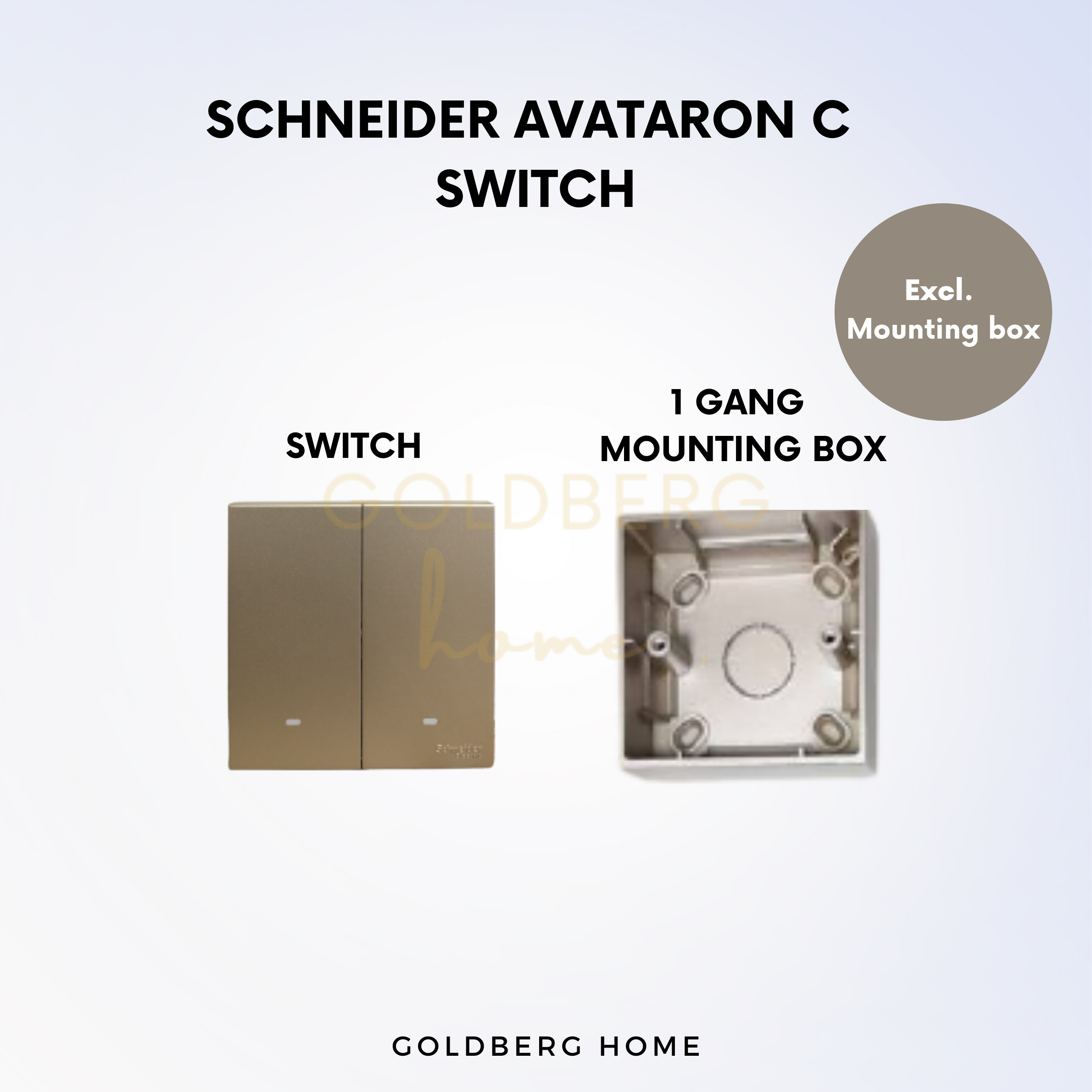 Schneider Electric AvatarOn C Switch Goldberg Home SG