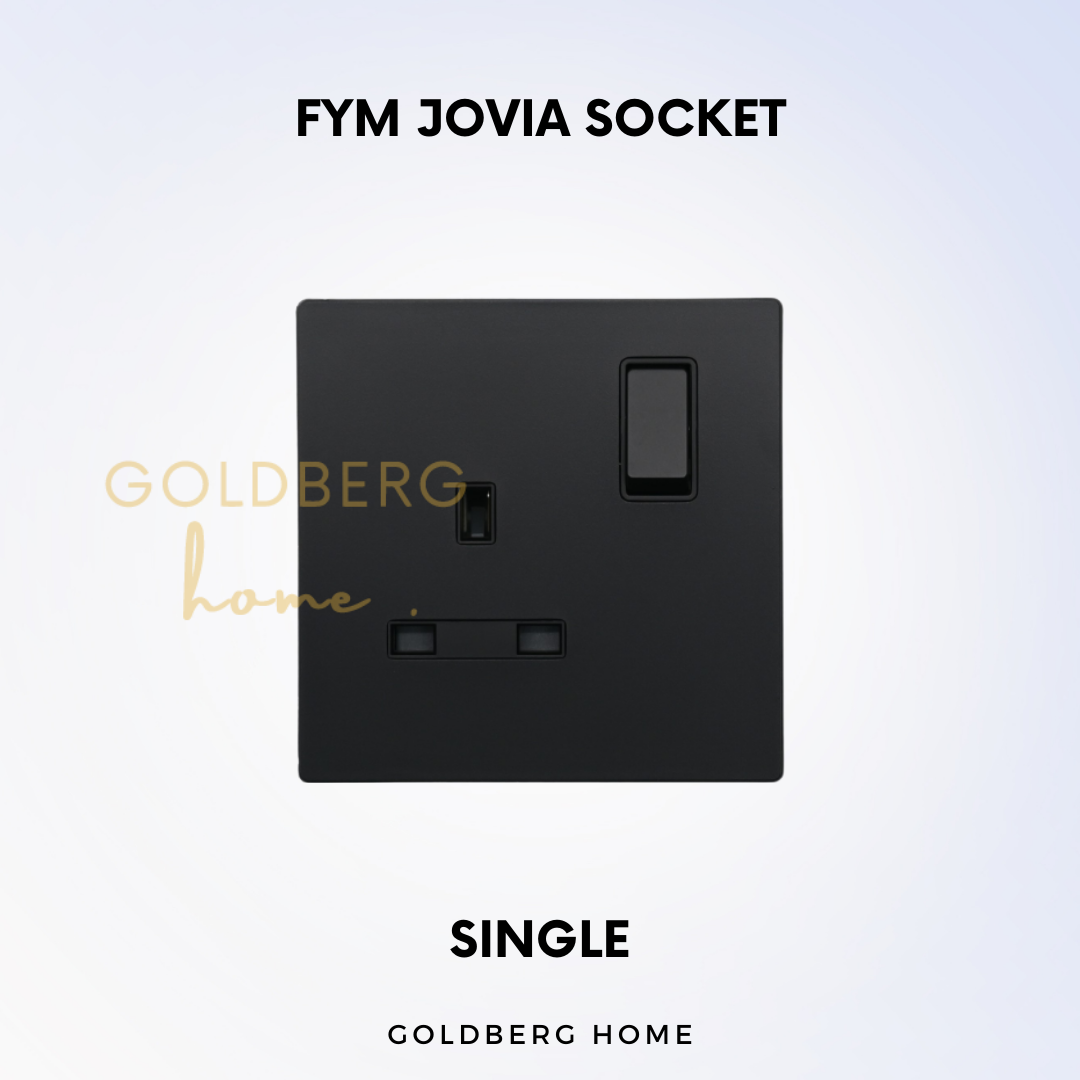 Single FYM Jovia Switch and Socket Goldberg Home SG