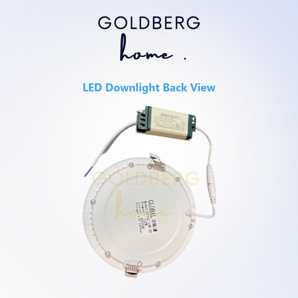 Recessed Downlight 9W 12W Square Round Goldberg Home SG