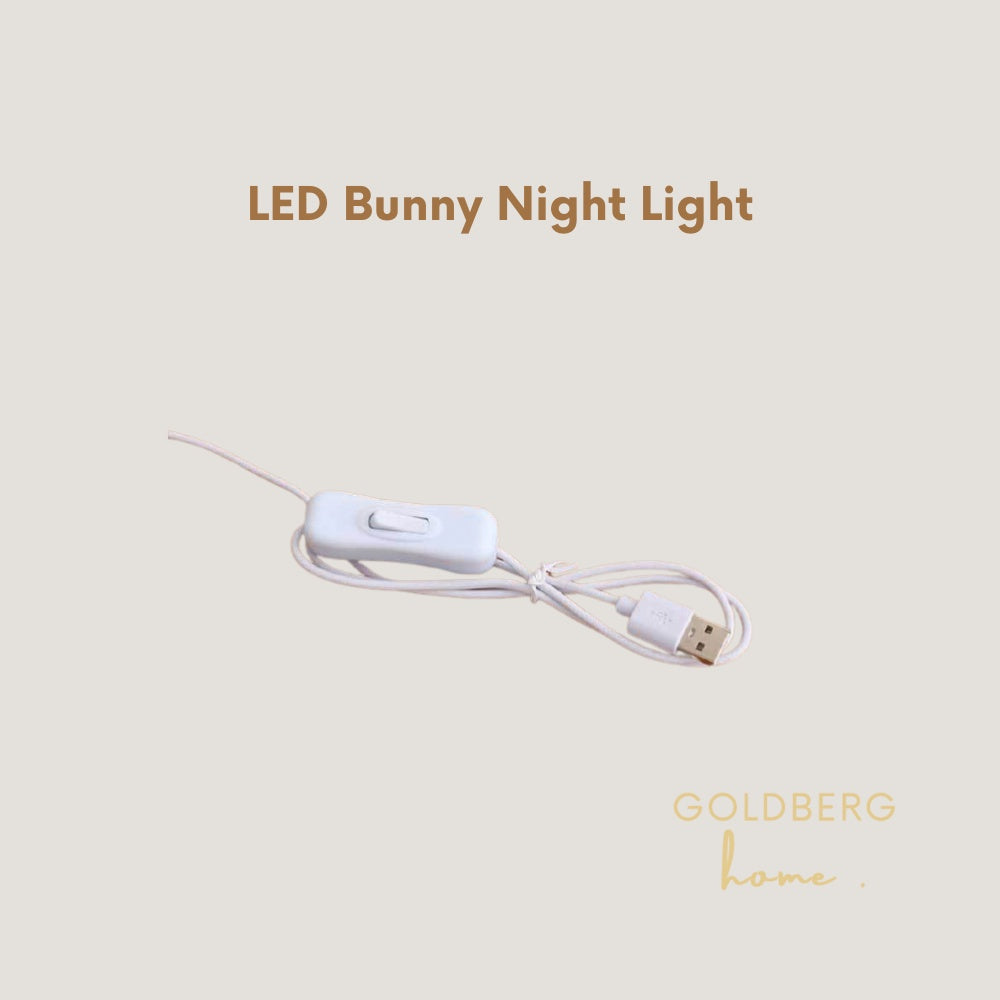 LED Kids Bunny Wall Night Light Goldberg Home SG