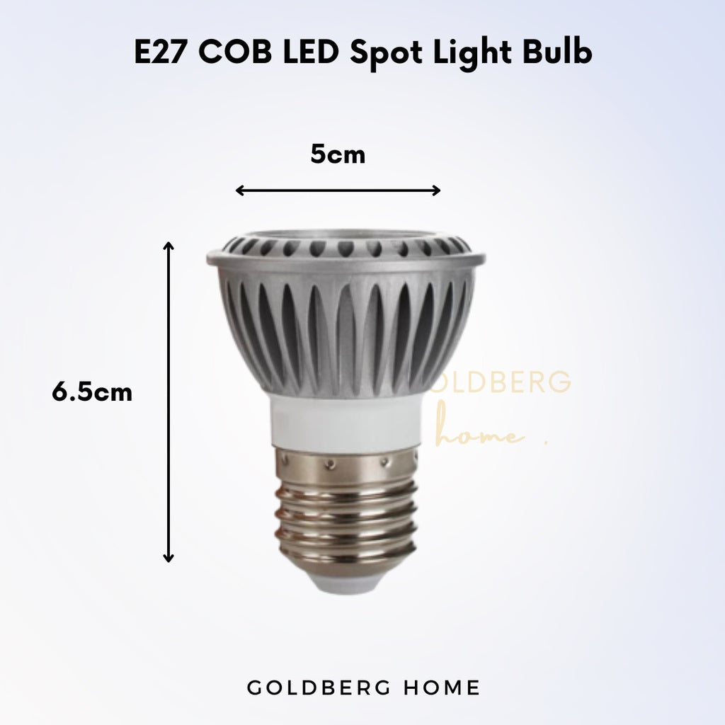 E27 COB LED Spot Light Bulb Goldberg Home SG