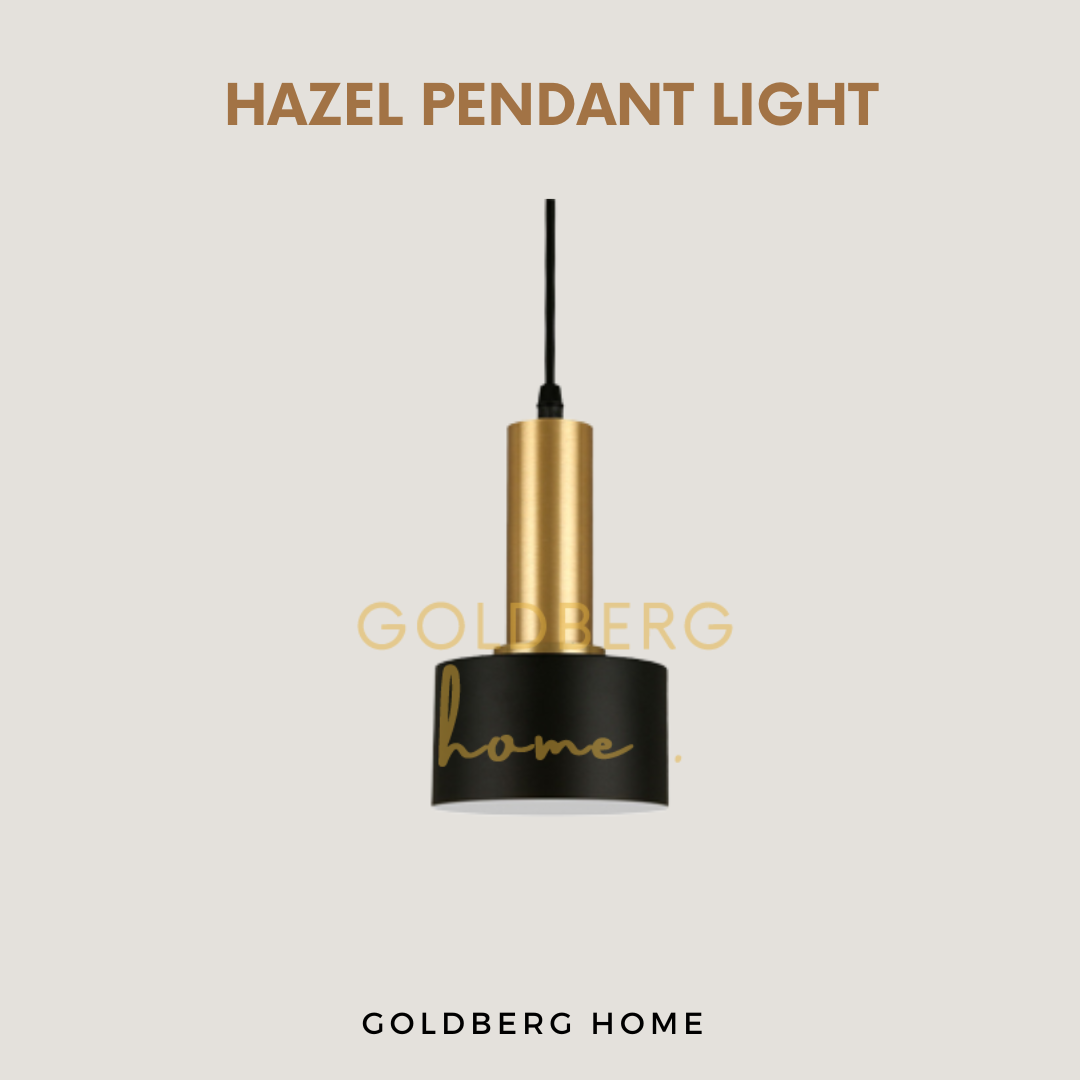 Hazel Minimalist Pendant Light for SG HDB Condo Landed | Nordic Golden Pendant Light | Goldberg Home SG