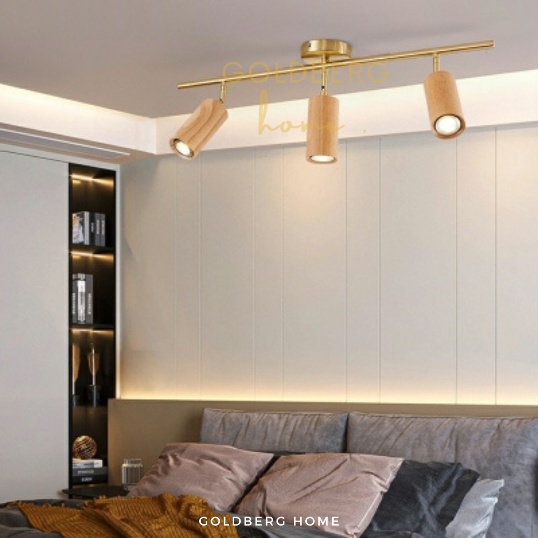 Hokkaido Wooden Track Light Goldberg Home SG