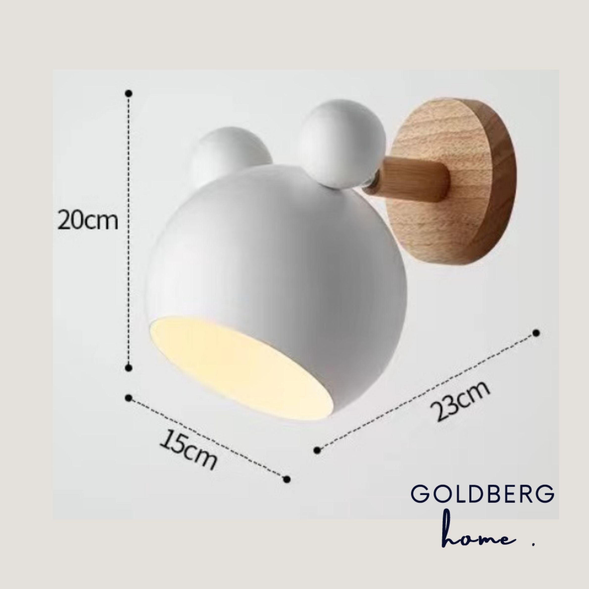 Goldberg Mickey Wall Lamp Light Goldberg Home SG