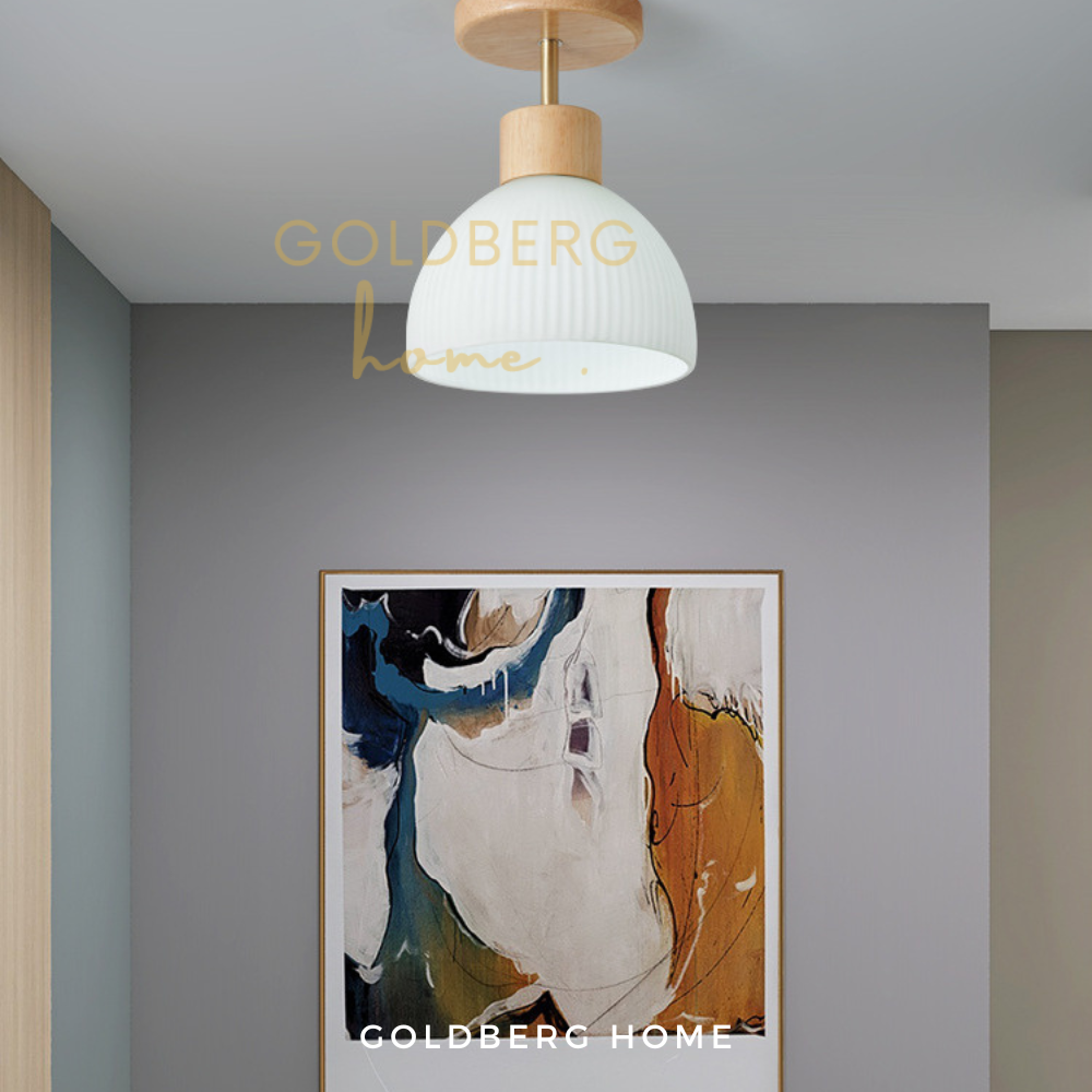 Okinawa Wooden Spot Light Goldberg Home SG