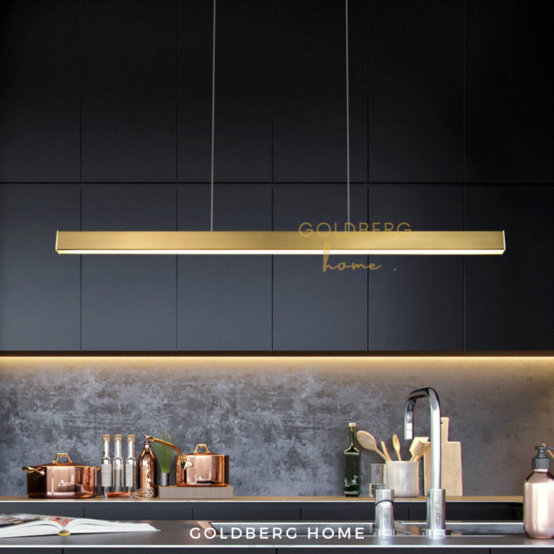Orleans Golden Pendant Light for Kitchen | Golden Pendant Light | Goldberg Home SG