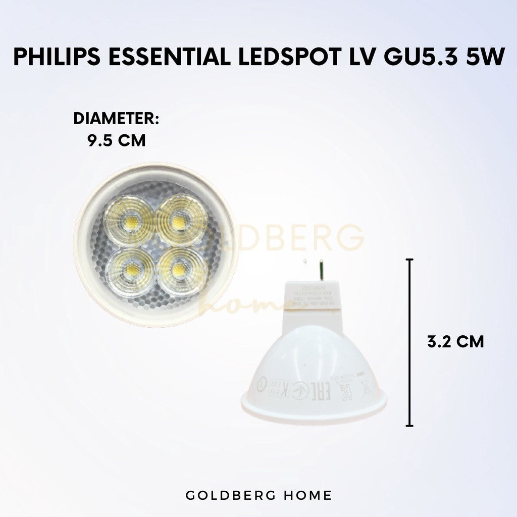 Philips GU5.3 5W Essential LED Spot Light Goldberg Home SG