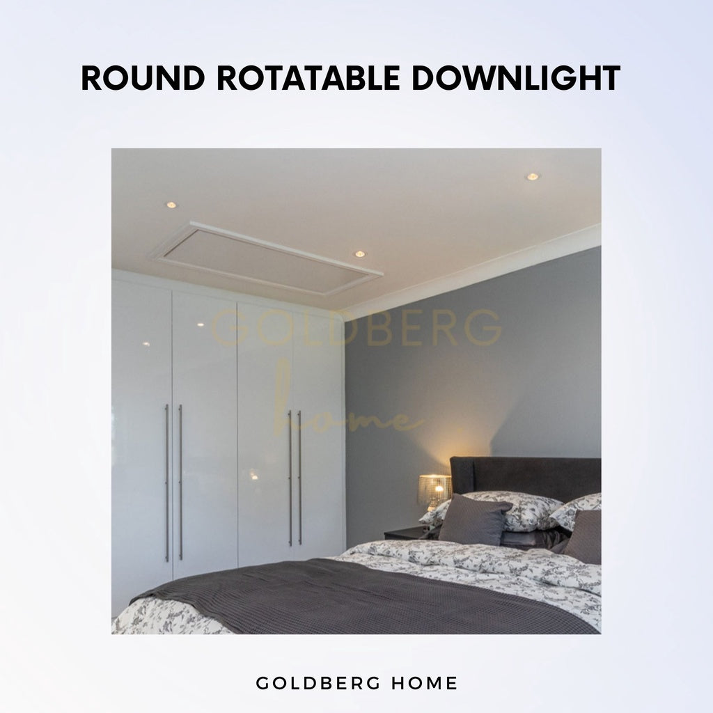 Racer Round Adjustable LED Downlight 5W Spotlight Goldberg Home SG