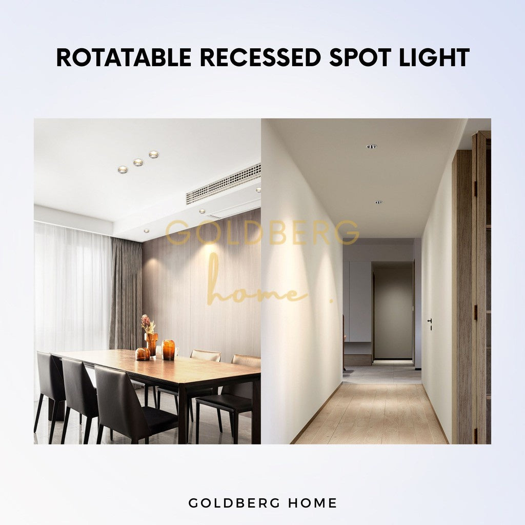 Rotatable LED Recessed Spot Light Goldberg Home SG