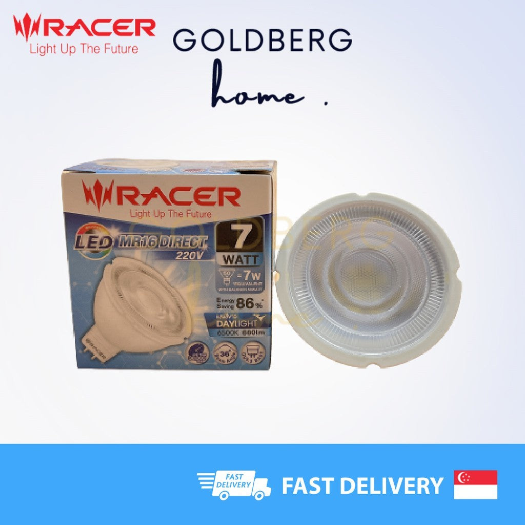 Wracer GU5.3 7W LED M16 Direct Light Goldberg Home SG