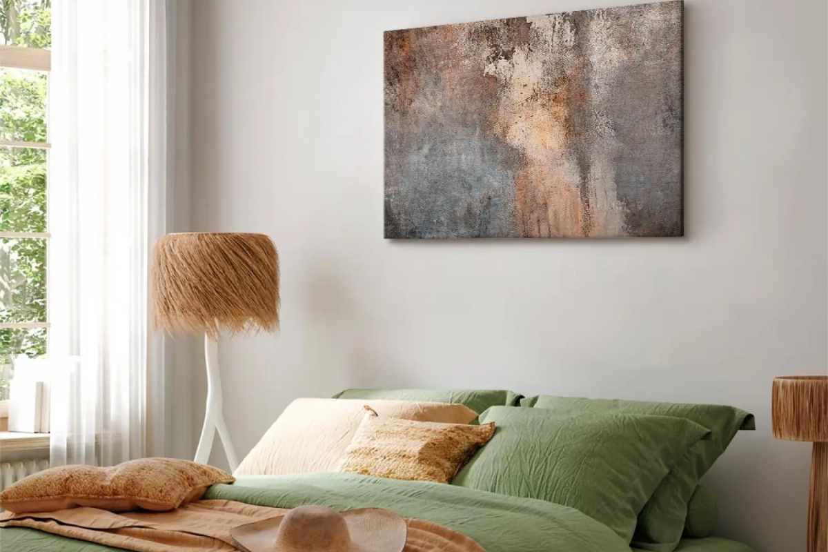 Goldberg Home bedroom table lamp rattan boho Nordic sage green HDB Singapore natural ambient bedroom lighting interior
