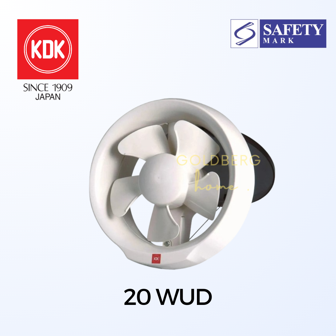 KDK 15 / 20 WUD Exhaust Fan suitable for SG HDB Condo Landed | Window Exhaust Fans | Goldberg Home SG