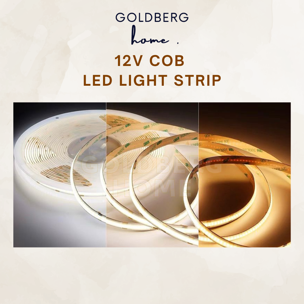 Premium COB LED Light Strip 5M 12V Cove light