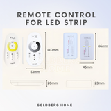 Premium Tri-tone 3Tone COB LED Light Strip 608LEDS 5M 12V 24V