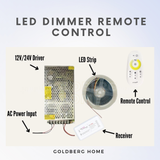 Premium Tri-tone 3Tone COB LED Light Strip 608LEDS 5M 12V 24V