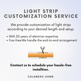 Premium Tri-tone 3Tone COB LED Light Strip 608LEDS 5M 12V 24V