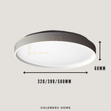 Sheffield Black White LED Ceiling Light - 36W 48W